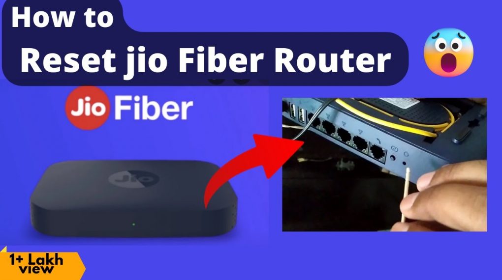 how to reset jio fiber router?