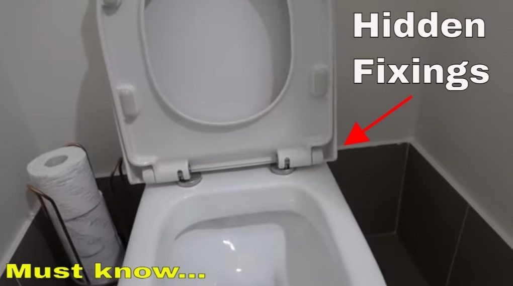 how to remove toilet seat with hidden fixings